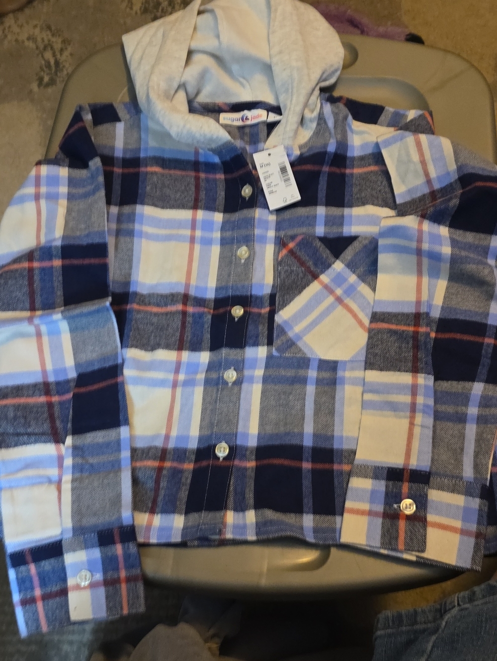 Sugar & Jade girls' youth Hoodie Sz10